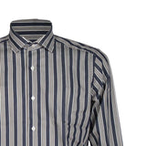 CAMICIA SLIM GIO' BLU E MORO