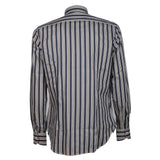 CAMICIA SLIM GIO' BLU E MORO