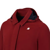 GIACCA MATHY BONDED ROSSO CARDINALE