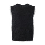 MAGLIA SMANICATA NERA