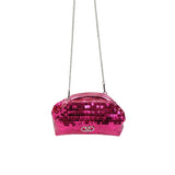 CLUTCH PAILLETTES FUCSIA