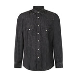 CAMICIA DENIM NERO