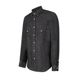 CAMICIA DENIM NERO