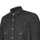 CAMICIA DENIM NERO