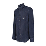 CAMICIA DENIM SCURO