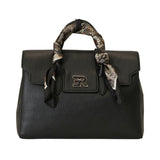 BORSA A MANO VIOLET NERA