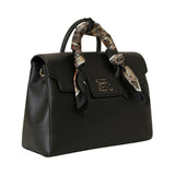 BORSA A MANO VIOLET NERA