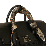 BORSA A MANO VIOLET NERA