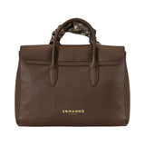 BORSA A MANO VIOLET MARRONE