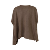 MAGLIA APERTA MARRONE