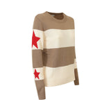 MAGLIA BIANCA E BEIGE