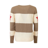 MAGLIA BIANCA E BEIGE