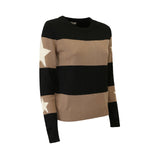 MAGLIA NERA E BEIGE