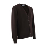 CARDIGAN MARRONE