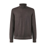 MAGLIA COLLO ALTO MARRONE