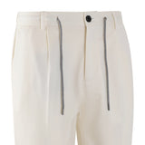 PANTALONE L'UCCELLO OFF WHITE