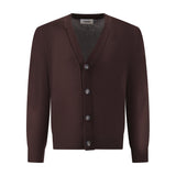 CARDIGAN MARRONE