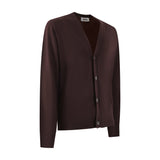 CARDIGAN MARRONE
