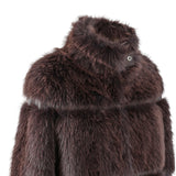 GIUBBOTTO FLUFFY MARRONE