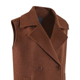CAPPOTTO SMANICATA MARRONE