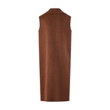 CAPPOTTO SMANICATA MARRONE