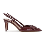 SLINGBACK VLOGO BORDEAUX