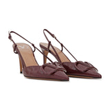 SLINGBACK VLOGO BORDEAUX