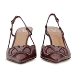 SLINGBACK VLOGO BORDEAUX