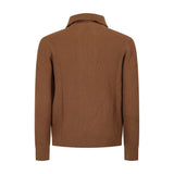 MAGLIA FULLZIP CARAMELLO