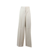 BEIGE WOOL TROUSERS