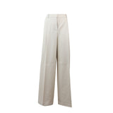BEIGE WOOL TROUSERS