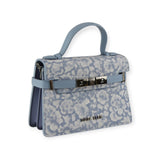 BORSA A MANO AROUND AZZURRA