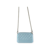 BORSA A TRACOLLA BLOOM AZZURRO