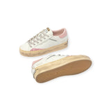 DISTRESSED WHITE SNEAKERS