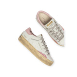 DISTRESSED WHITE SNEAKERS