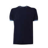 MAYUMI BLUE CREW NECK SWEATER