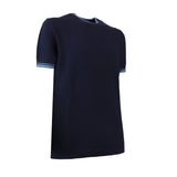 MAYUMI BLUE CREW NECK SWEATER