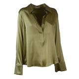 BLOUSE GREEN WAIST