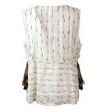 TOP BEIGE VOILE