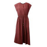 BURGUNDY DRESS