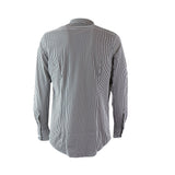 BROWN PINSTRIPE SHIRT