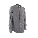 BROWN PINSTRIPE SHIRT