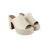 CREAM SANDAL
