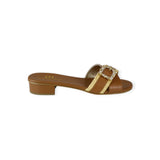 LEATHER FLAT SANDAL