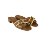 LEATHER FLAT SANDAL