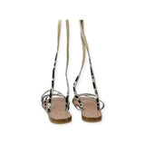 ZEBRA PRINT FLAT SANDAL