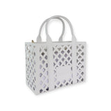 BORSA A MANO PLOT BIANCA