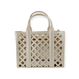 BORSA A MANO PLOT BEIGE
