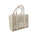 BORSA A MANO PLOT BEIGE