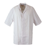 VINCENT WHITE AND PINK SHIRT